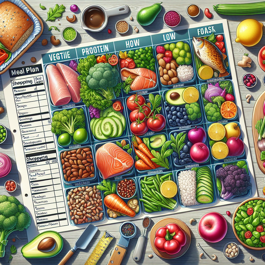 Planowanie zdrowych posiłków na cały tydzień